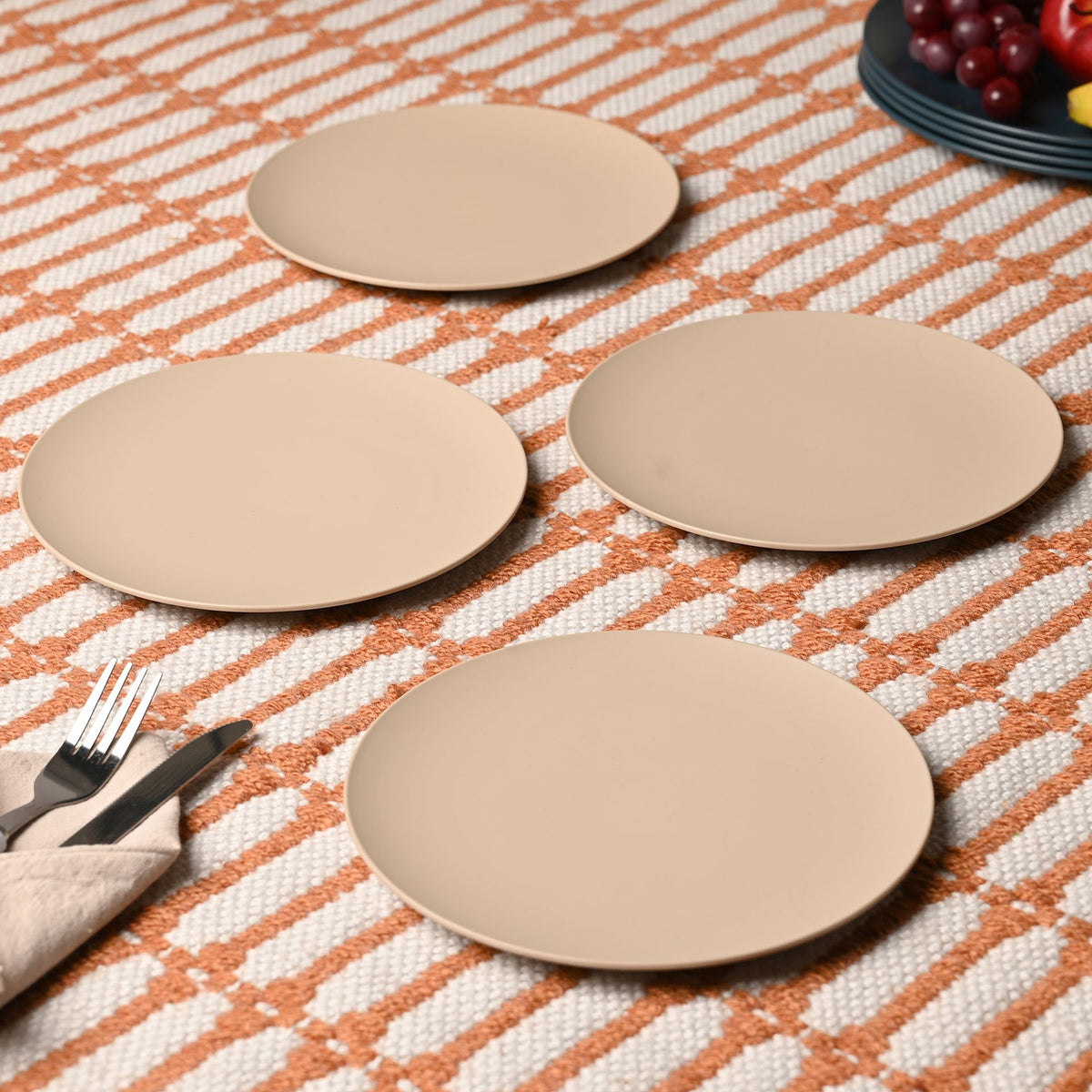 Country Living Set of 4 RPET Side Plates - 20cm Stone