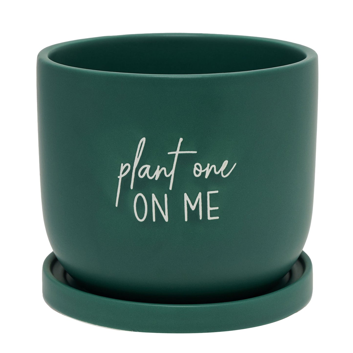 Country Living Ceramic Plant Pot - "Plant One On Me"