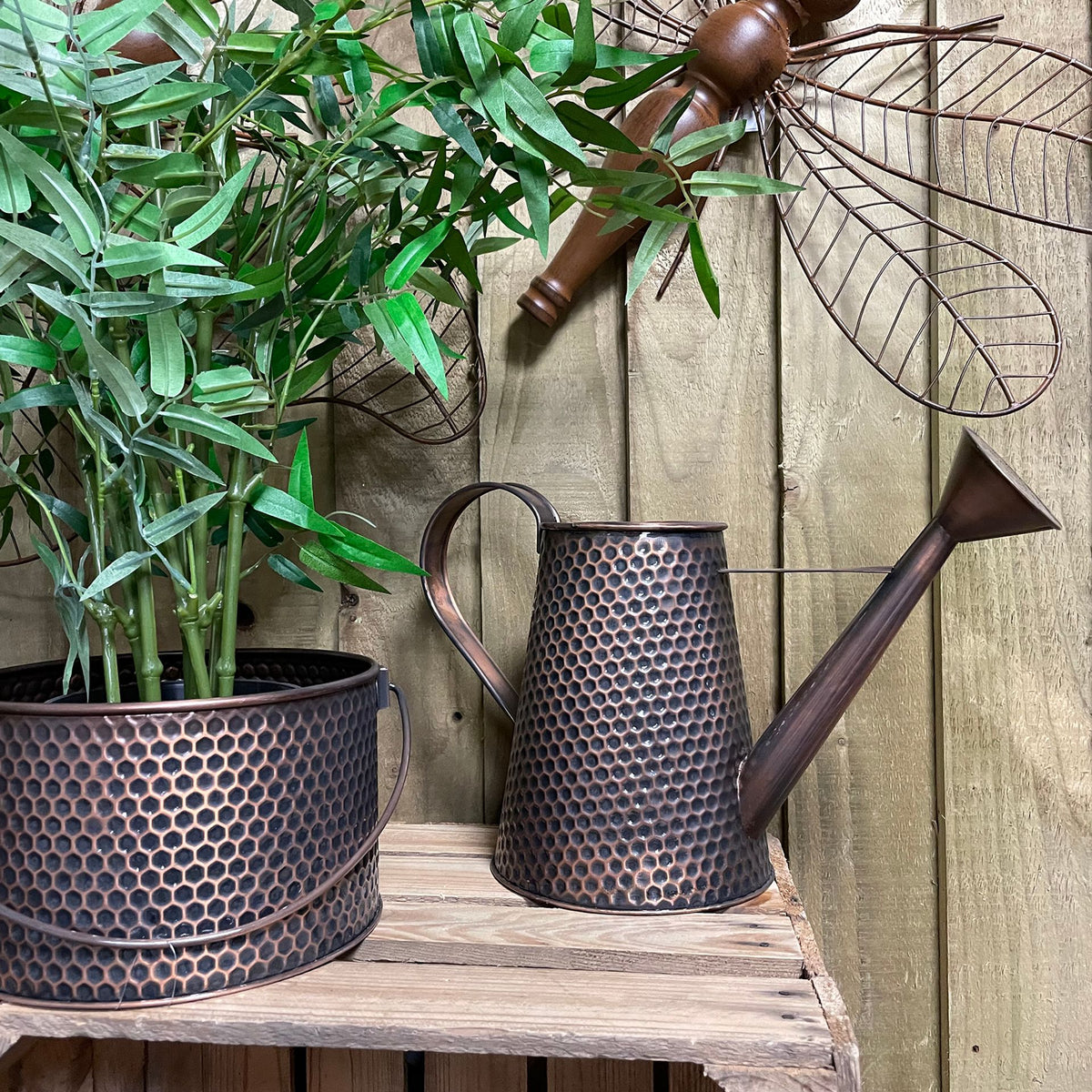 Country Living Bucket With Handle