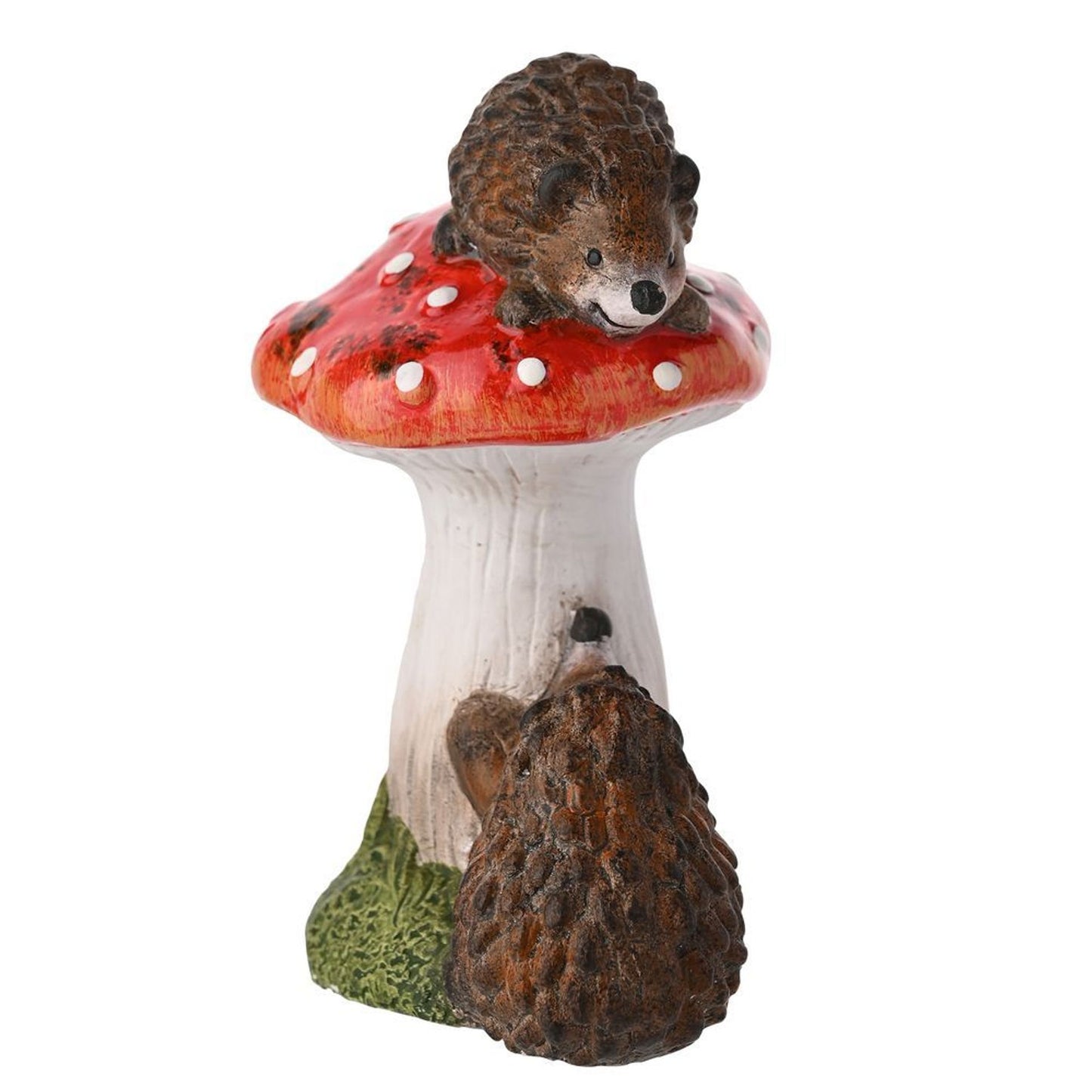 Country Living 2 Hedgehogs On A Toadstool