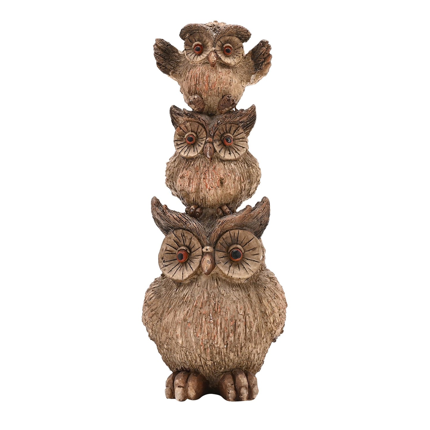 Country Living Stack Of Owls - 21.5cm