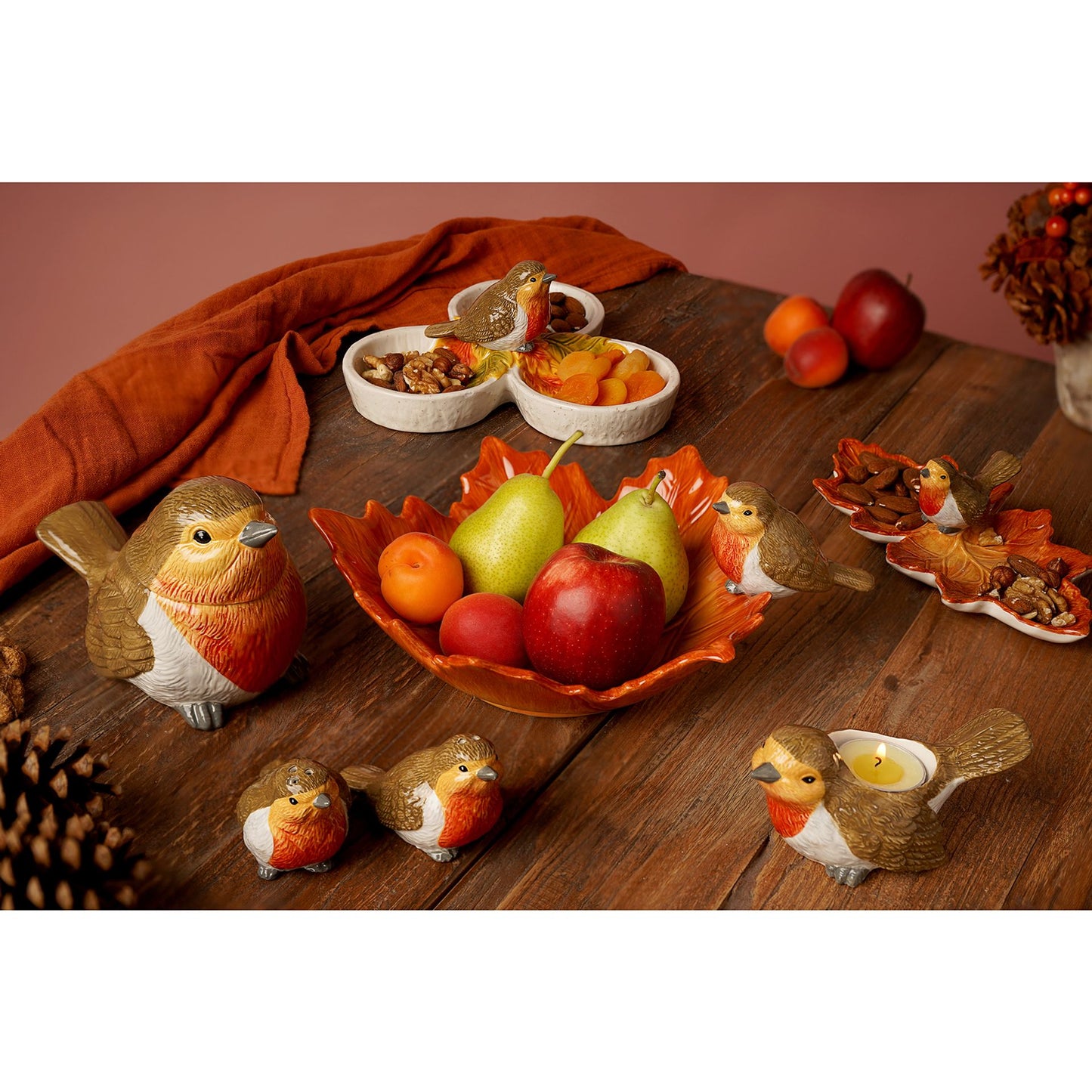 Country Living Robin Triple Dish Serving Tray