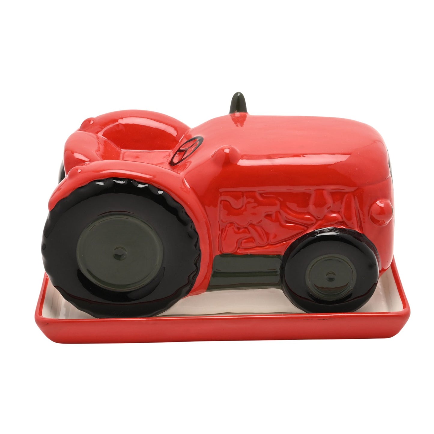 Country Living Tractor Butter Dish