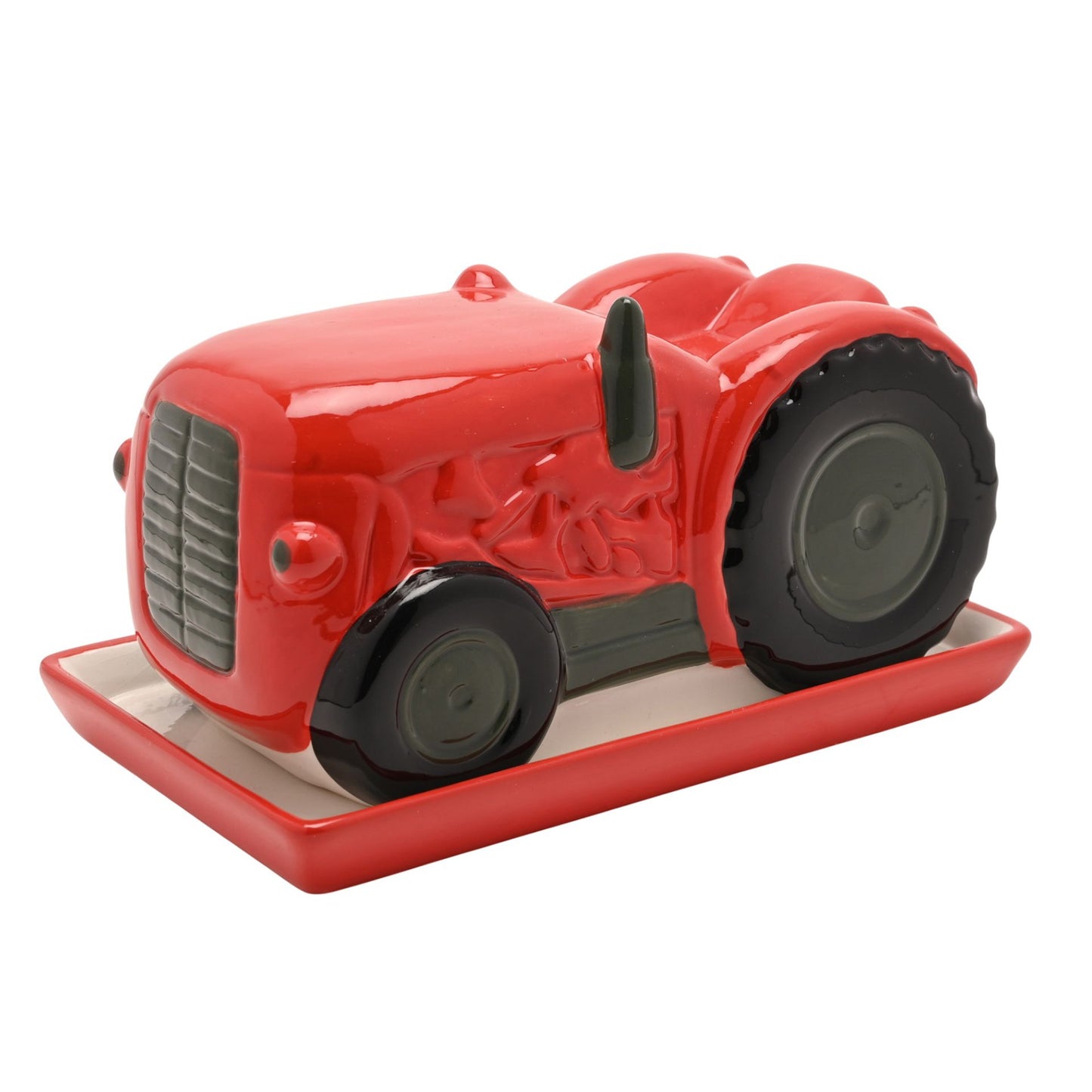Country Living Tractor Butter Dish