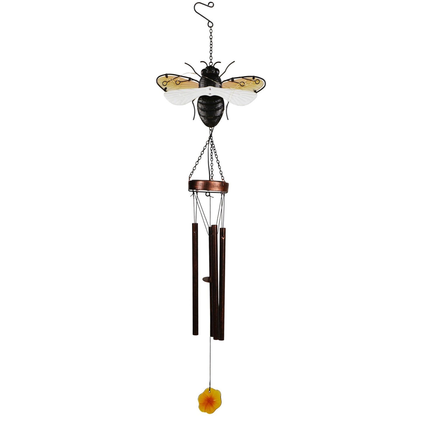 Country Living Solar Windchime - Bee 92cm