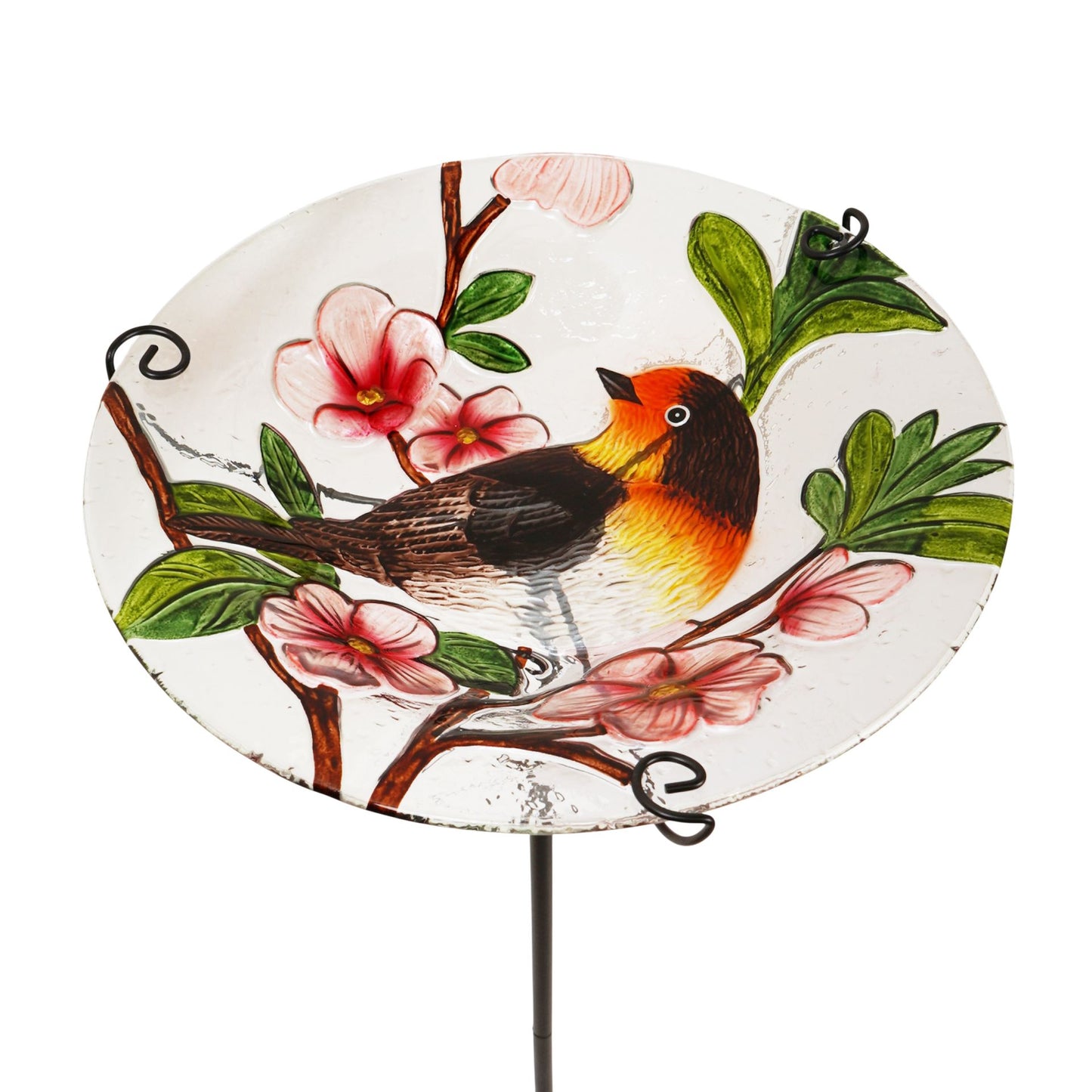 Country Living Bird Feeder with Stake - Robin 30.5cm