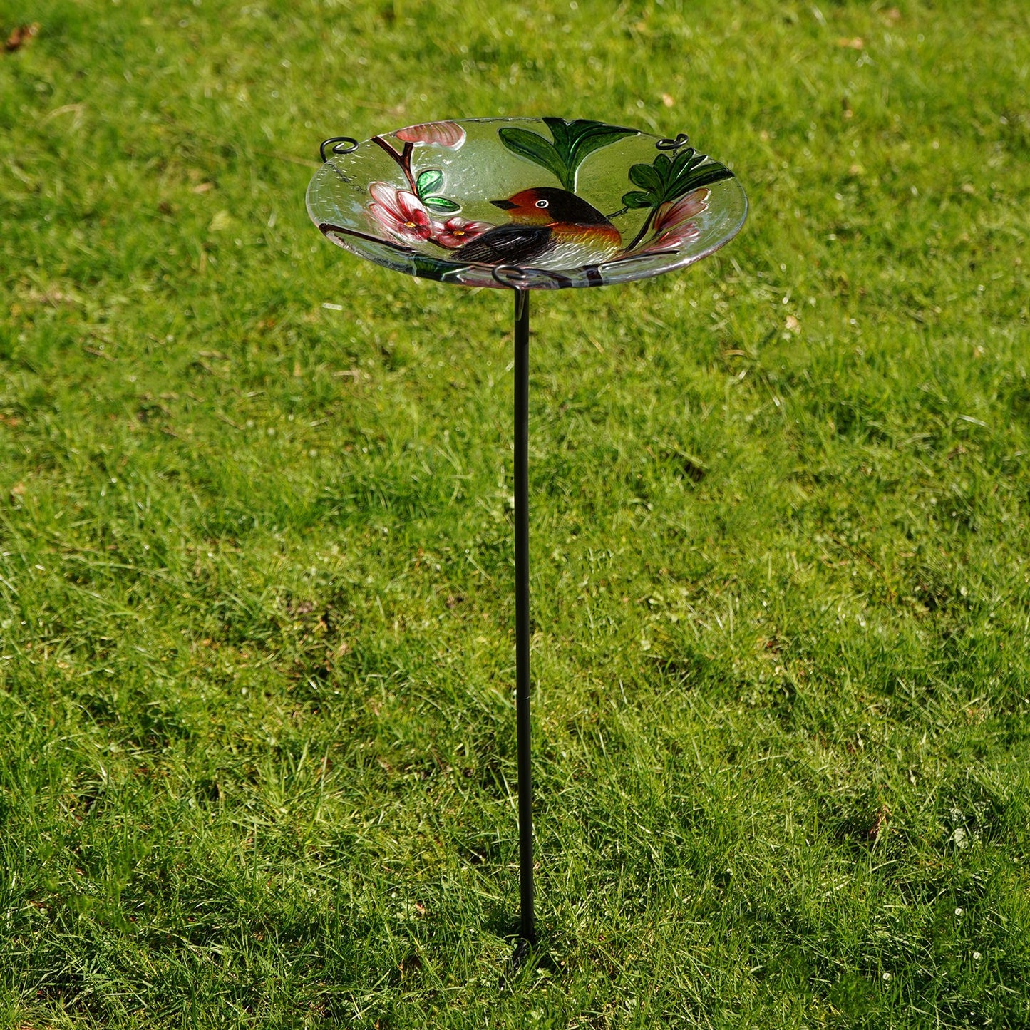 Country Living Bird Feeder with Stake - Robin 30.5cm