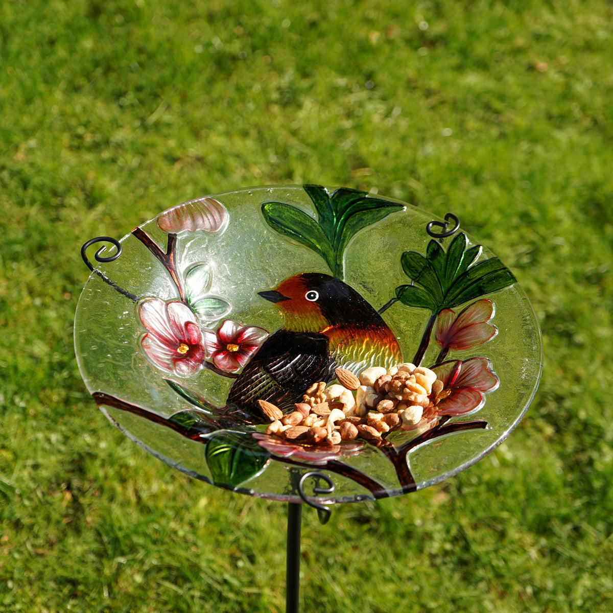 Country Living Bird Feeder with Stake - Robin 30.5cm