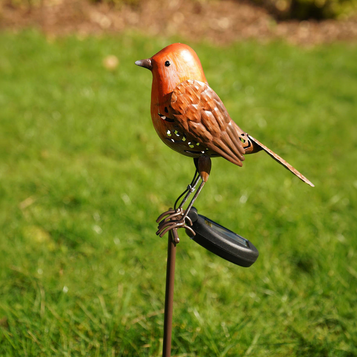 Country Living Solar Stake - Robin 63cm