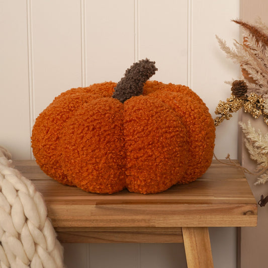 Country Living Pumpkin Cushion - Orange