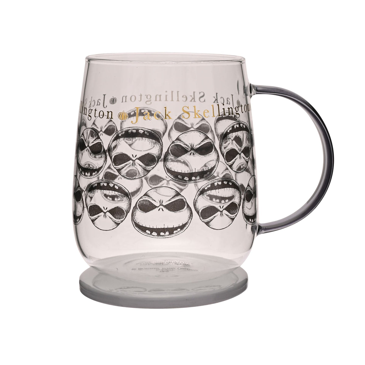 Disney Classic Collectable Glass Mug With Lid - Nightmare Before Christmas