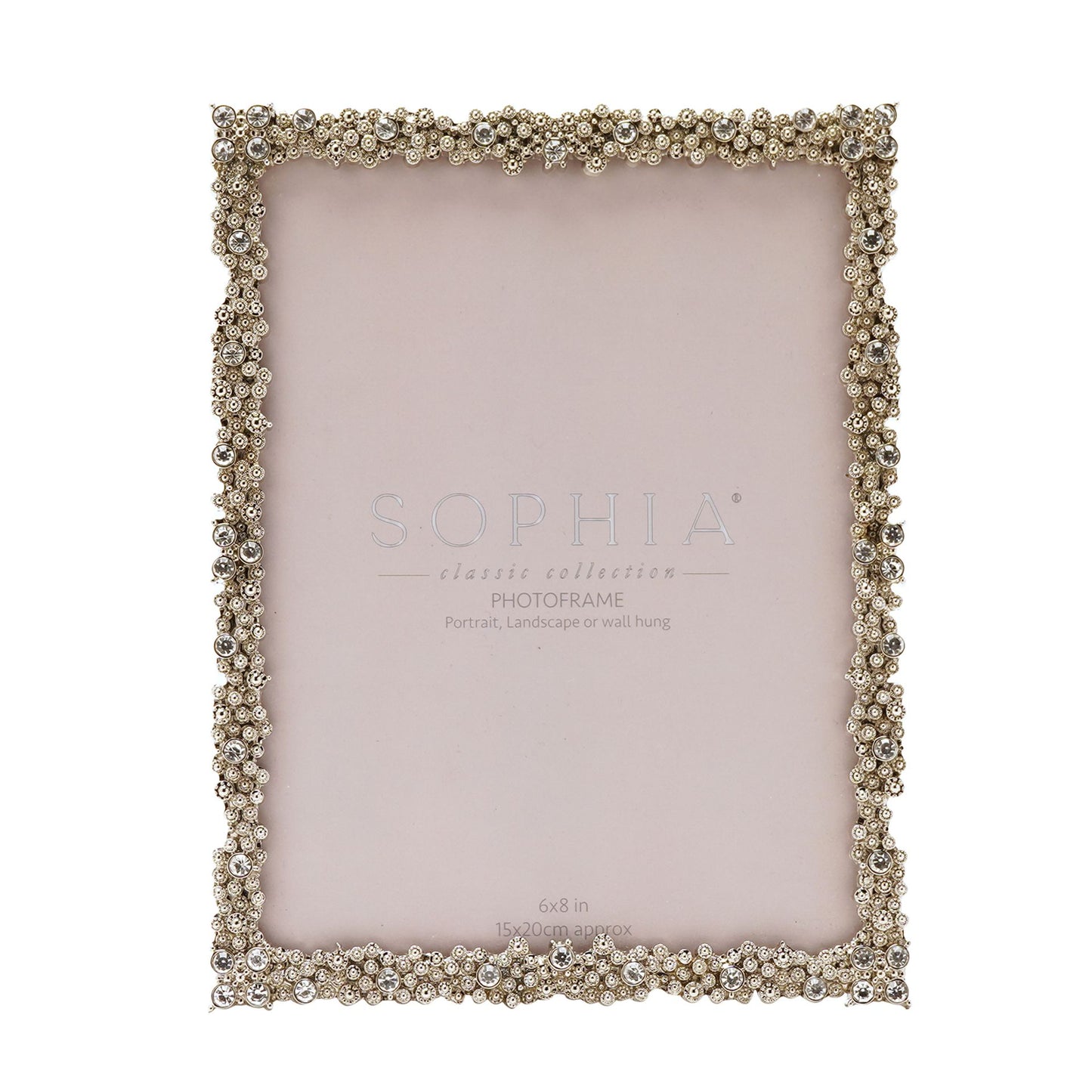 Sophia Cluster Rectangular Photo Frame 6" x 8"