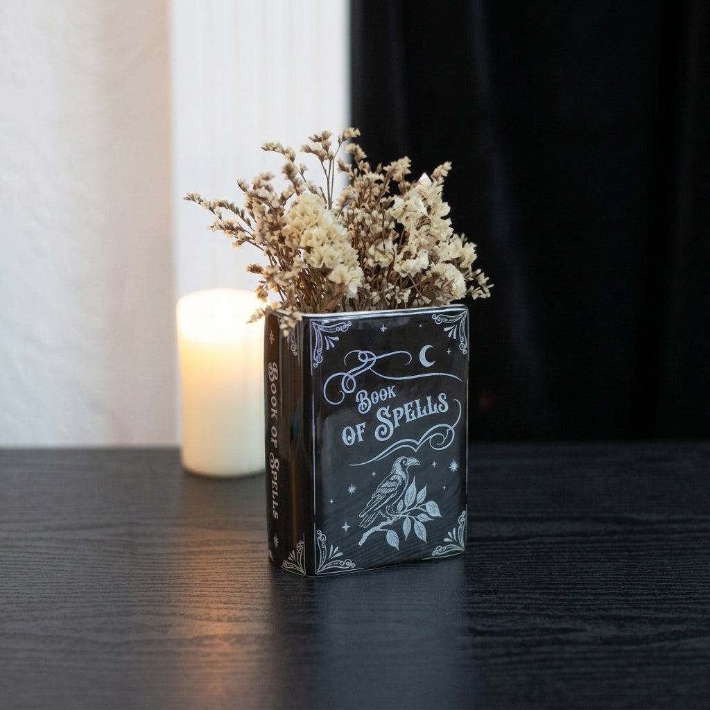 Book of Spells Flower Vase