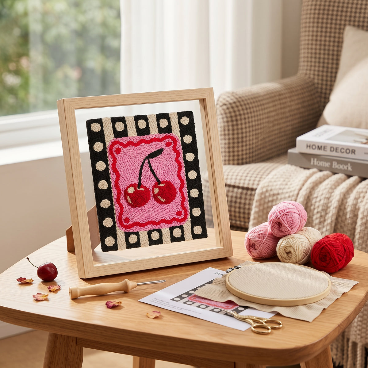 Apples To Pears Needle Craft Set - Cherries