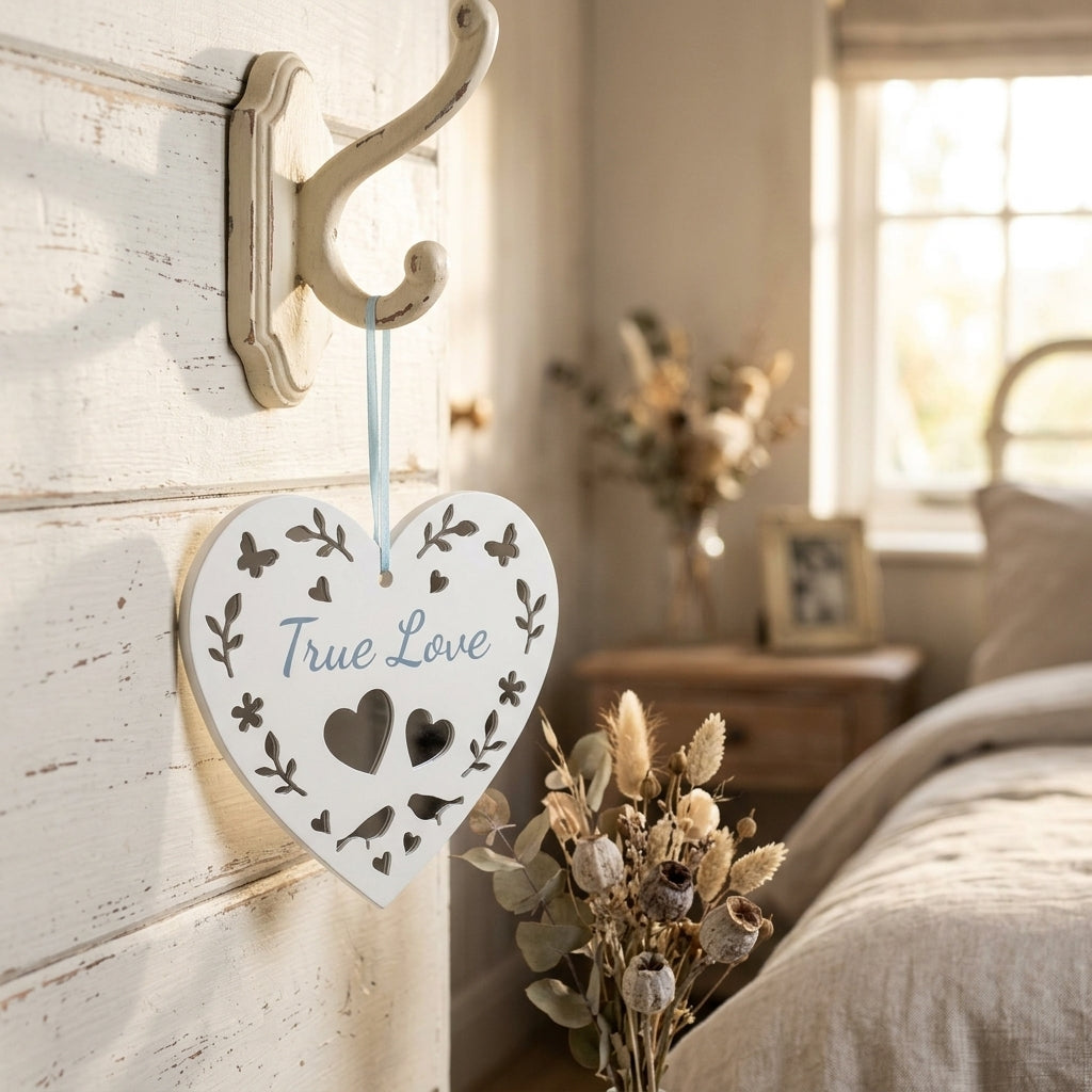 Always & Forever Hanging Heart - True Love