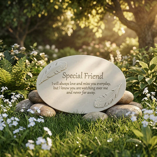 Thoughts of You Resin Memorial Plaque - Special Friend