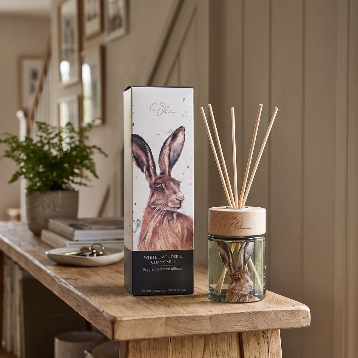 Meg Hawkins 150ml Diffuser Hare - White Lavender & Chamomile