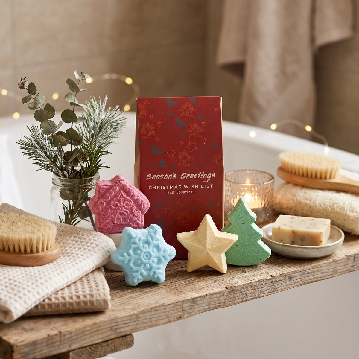 Christmas Wish List Christmas Bath Bomb Gift Pack
