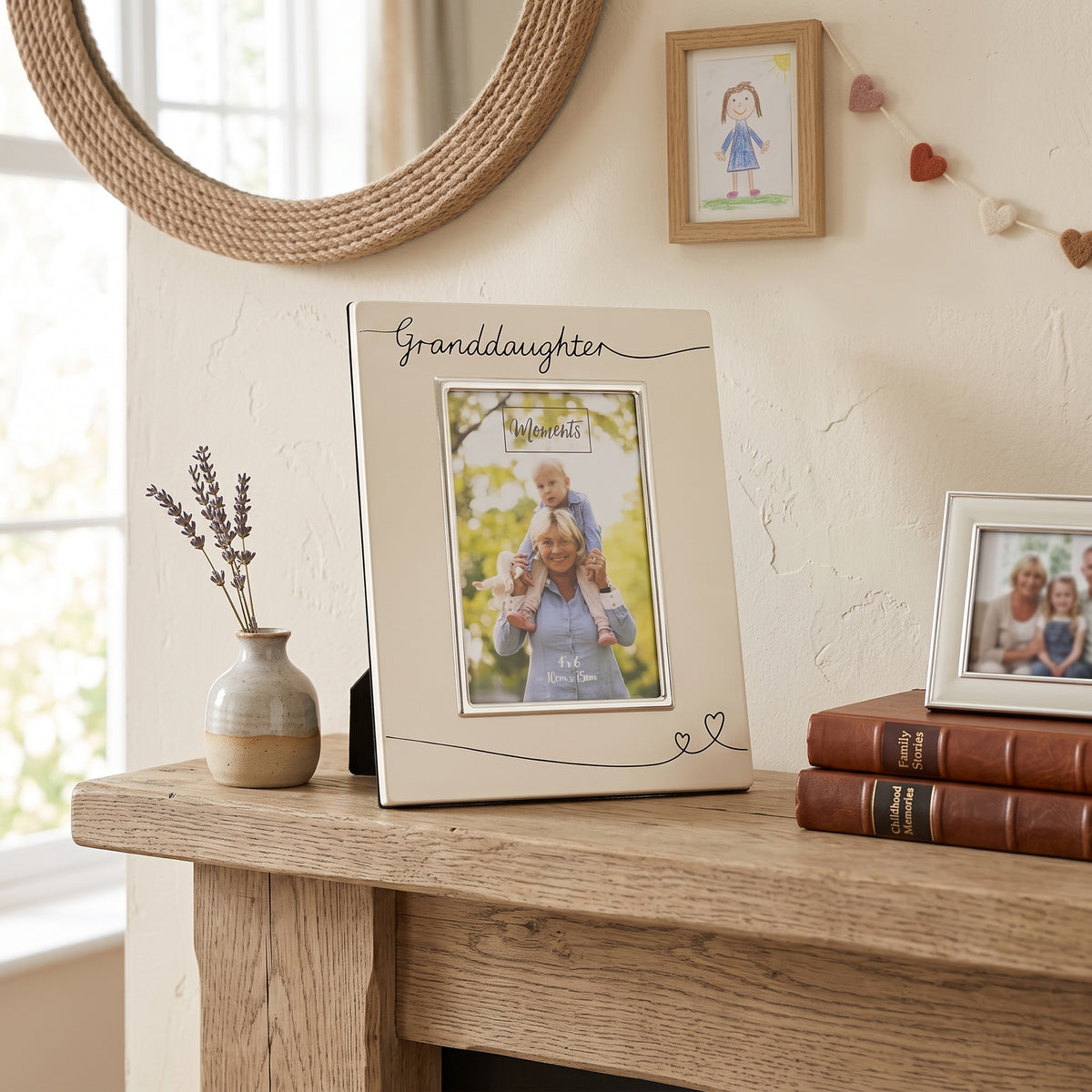 Photo Frame 2 tone Silverplated Granddaughter