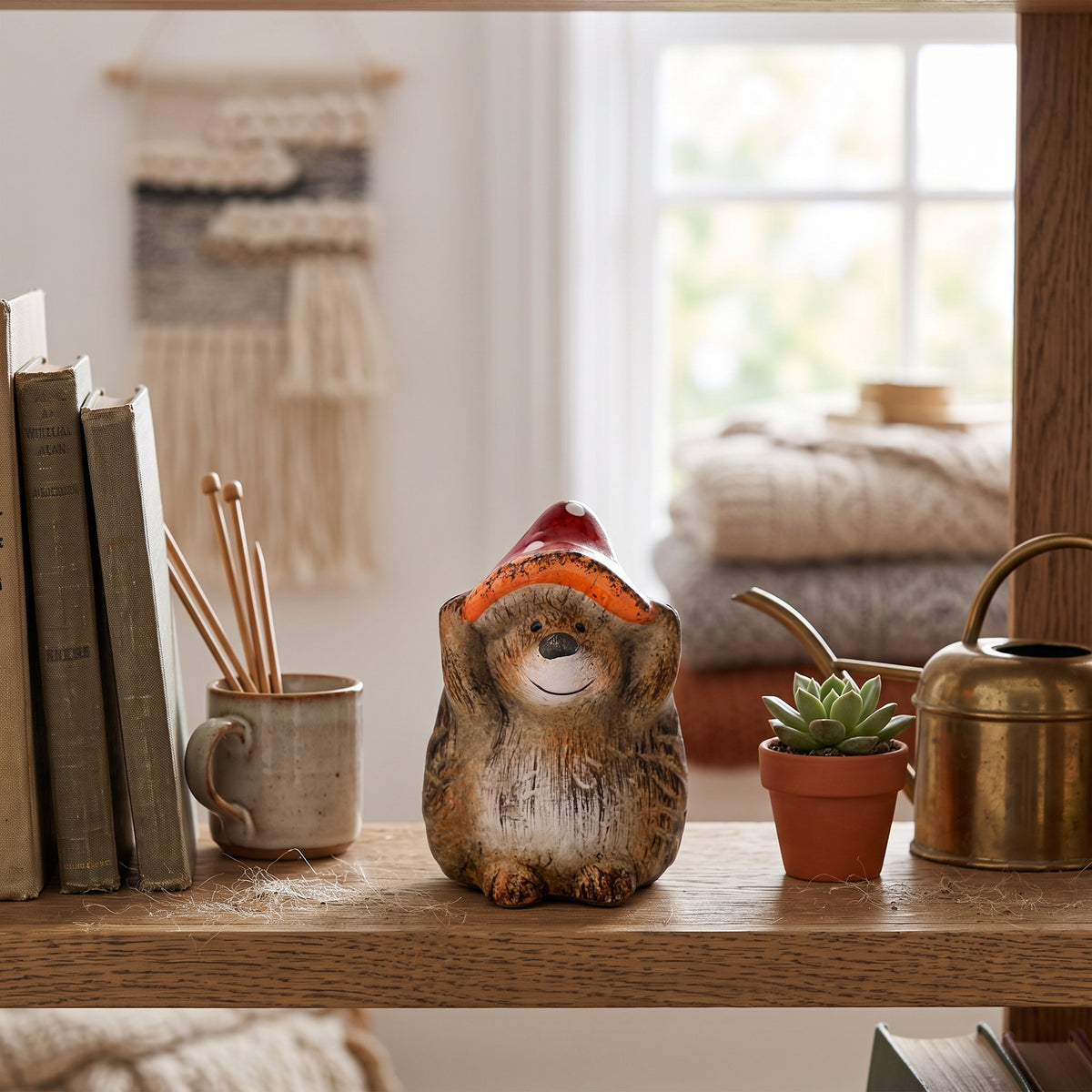 Country Living Hedgehog In A Toadstool Hat - Small