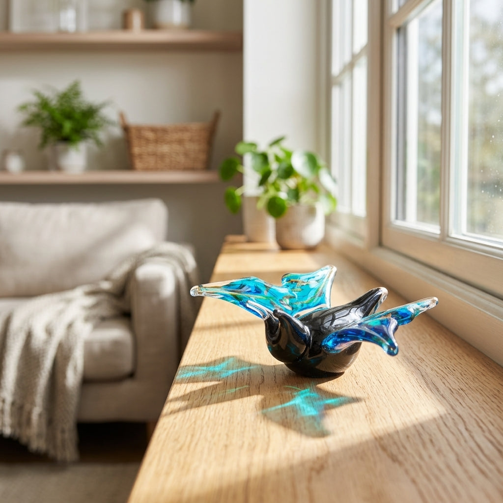 Objets dArt Glass Figurine - Butterfly