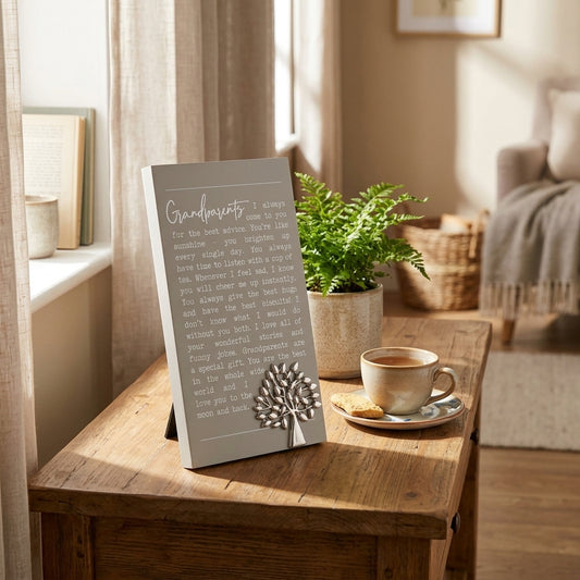 Moments Standing Plaque - Grandparents