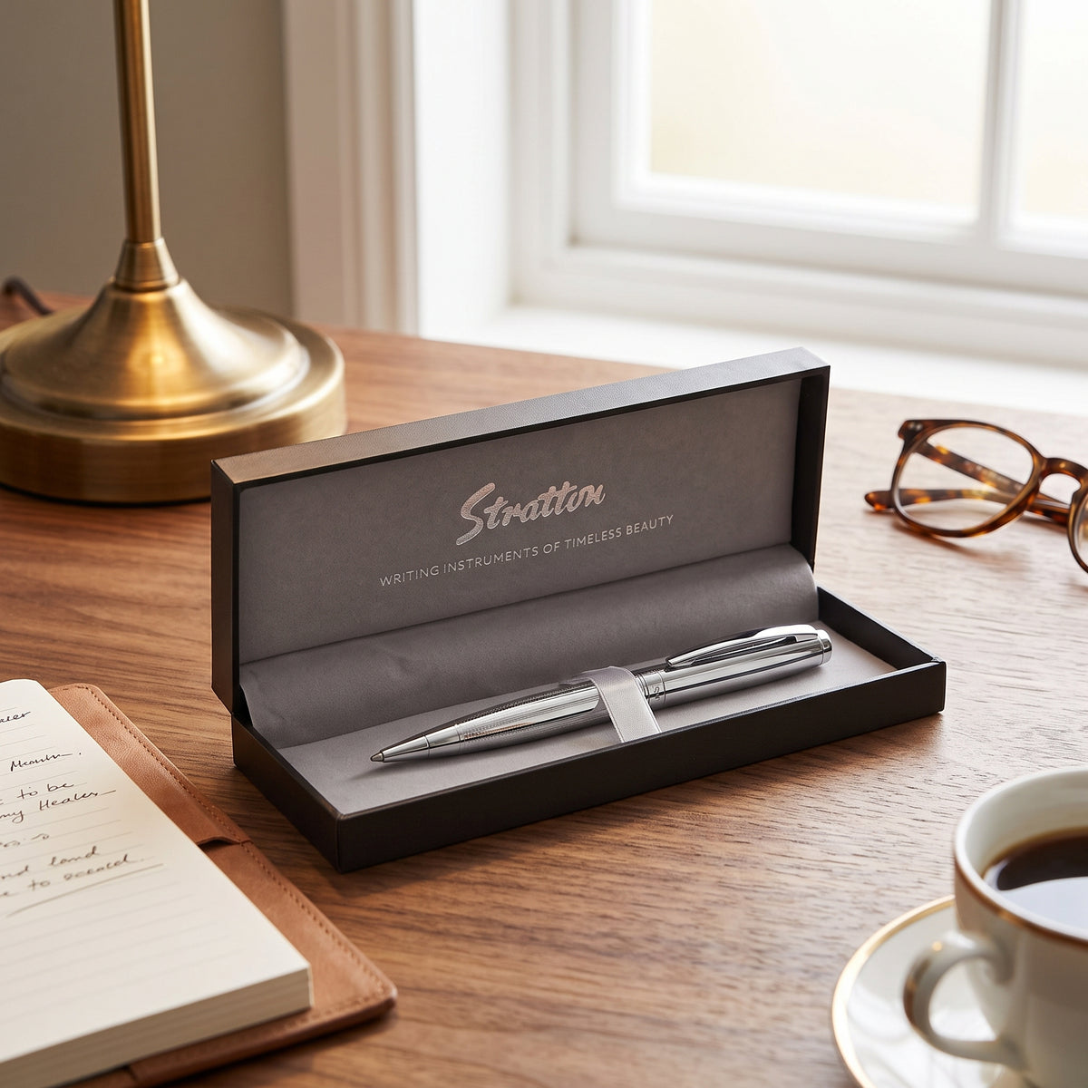 Stratton Ballpoint Pen - Silver