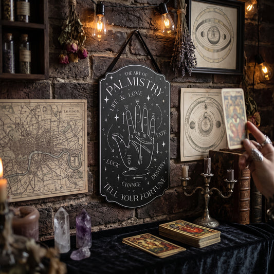 Juliana Mystic Legends Hanging Plaque "The Art Of Palmistry"