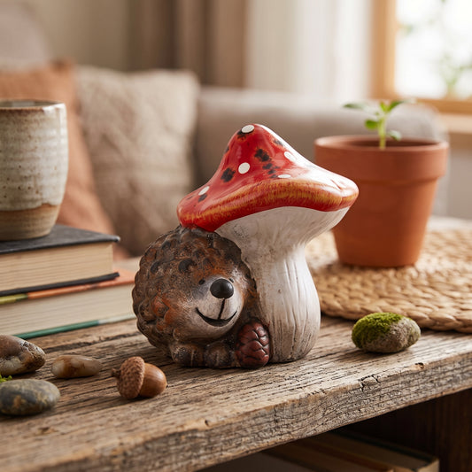 Country Living Hedgehog and Toadstool