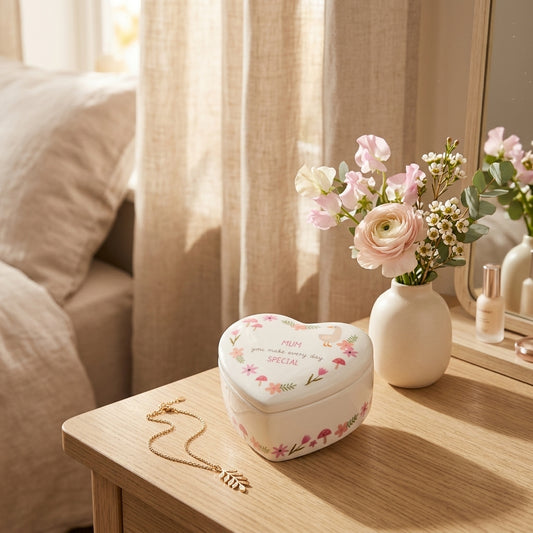 Love Life Ceramic Trinket Box - Mum