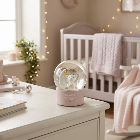 Bambino 'Welcome Little Girl' Water Globe