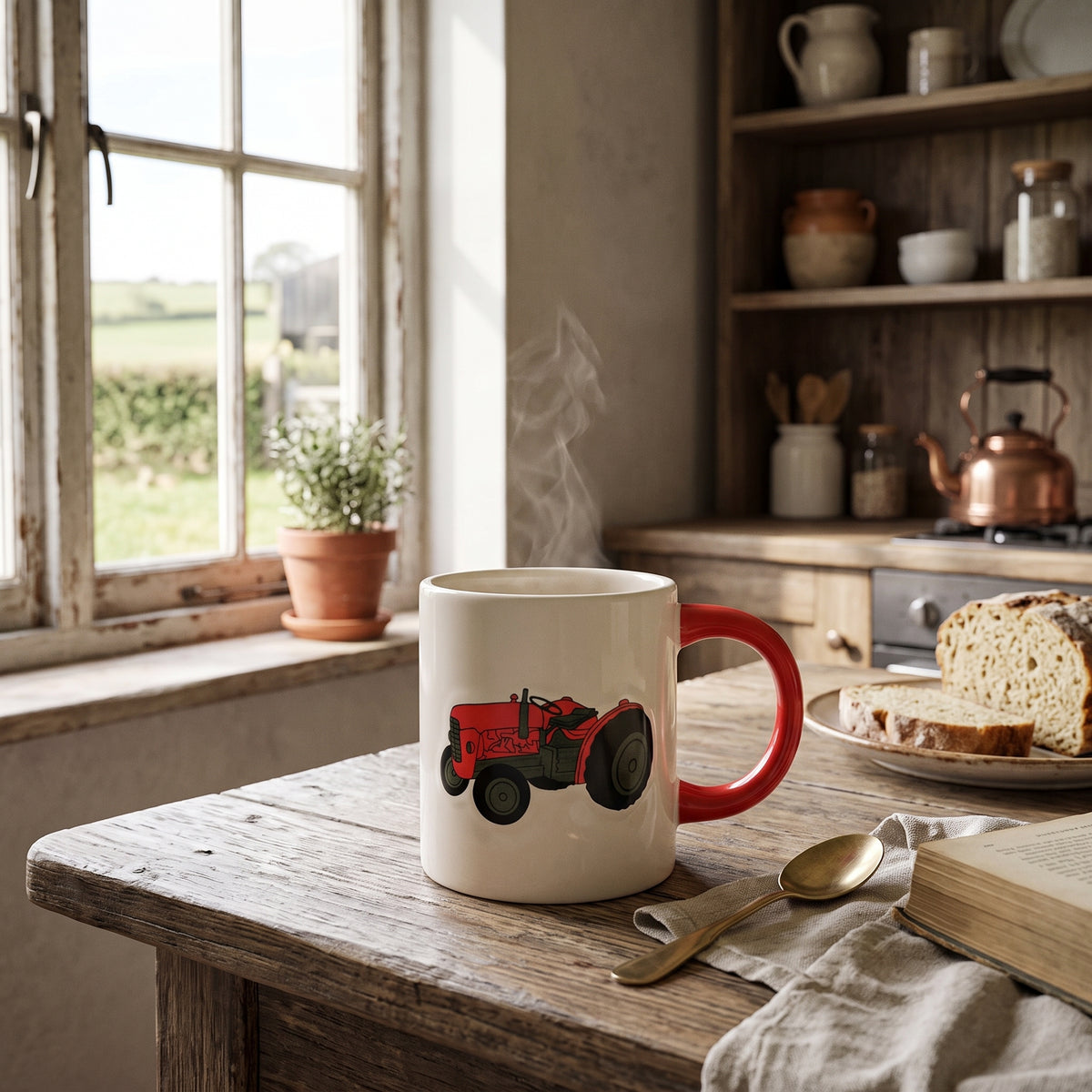 Country Living Tractor Mug