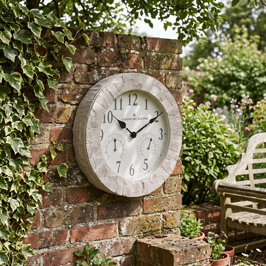 Country Living Garden Clock 14"