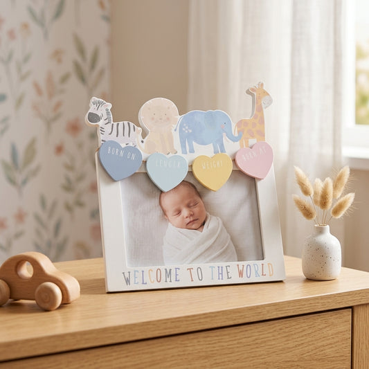 Petit Cheri Animal Data Frame 6" x 4"