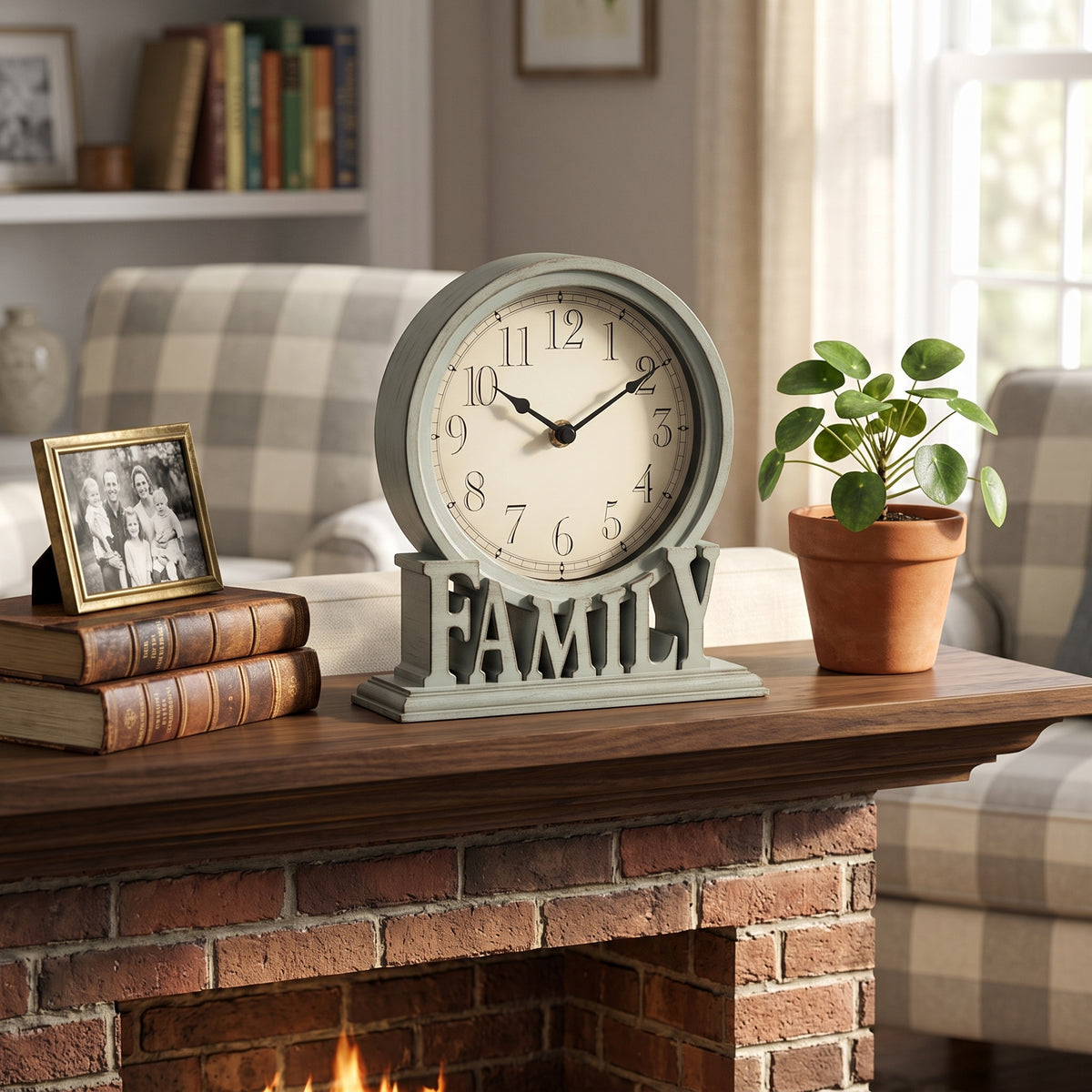 Hometime Mantel Clock - Family