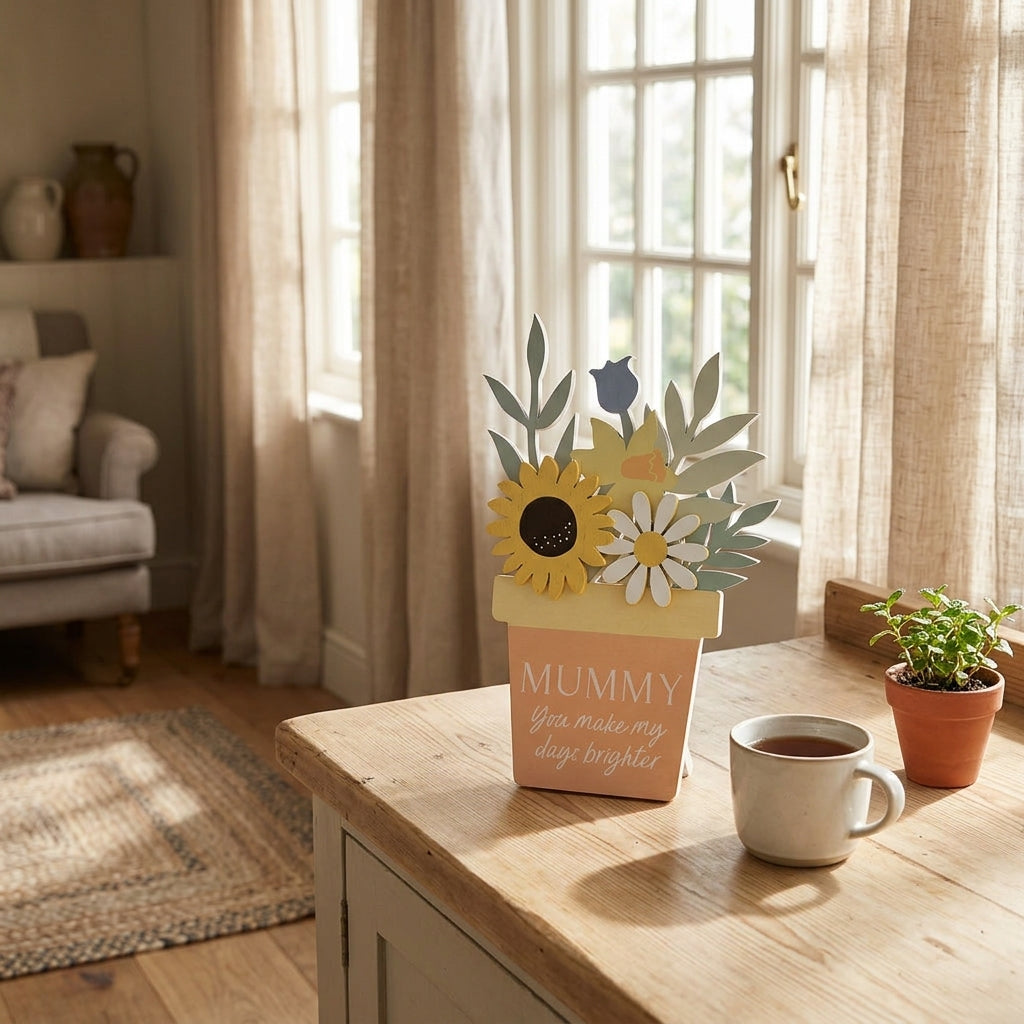 The Cottage Garden Flower Pot Plaque "Mummy"