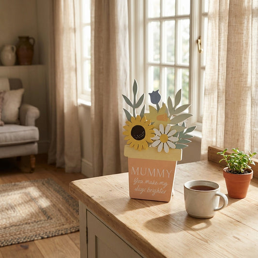 The Cottage Garden Flower Pot Plaque "Mummy"