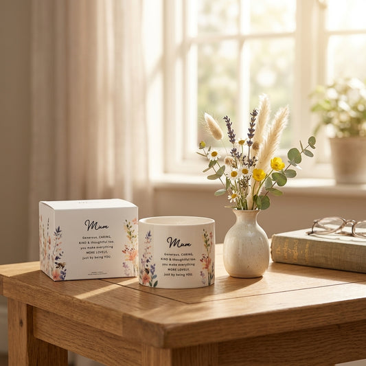 The Cottage Garden 2 Wick Ceramic Candle - Mum