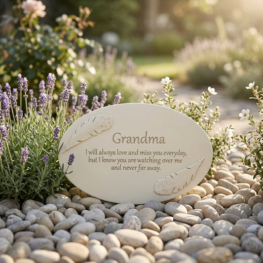 Thoughts of You Resin Memorial Plaque - Grandma