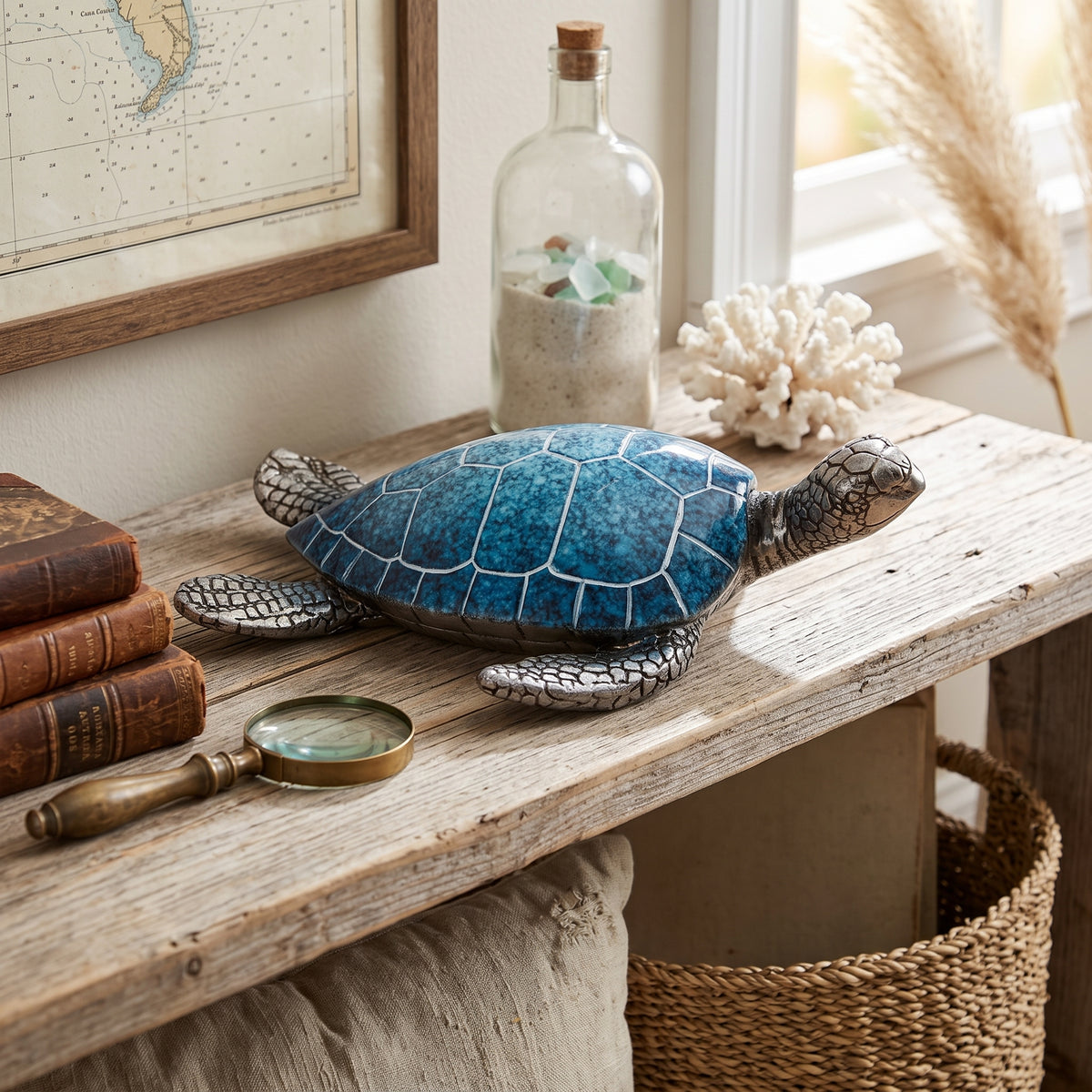 Naturecraft Polished Stone Effect - Turtle 18cm