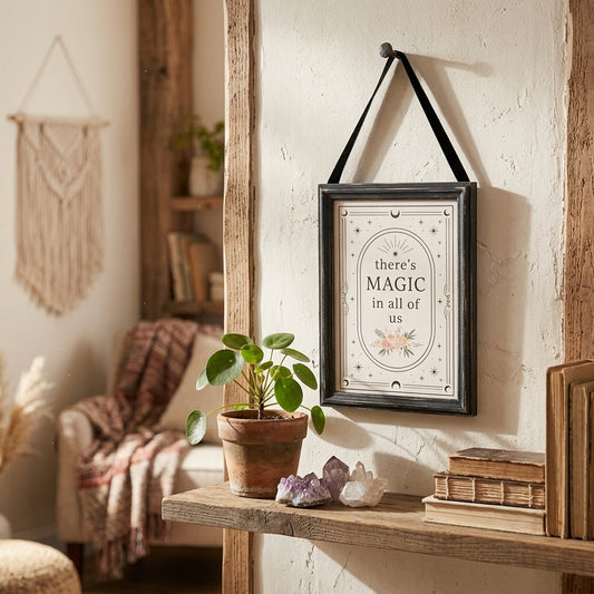 Juliana Mystic Legends Hanging Plaque "There's Magic In All Of Us "