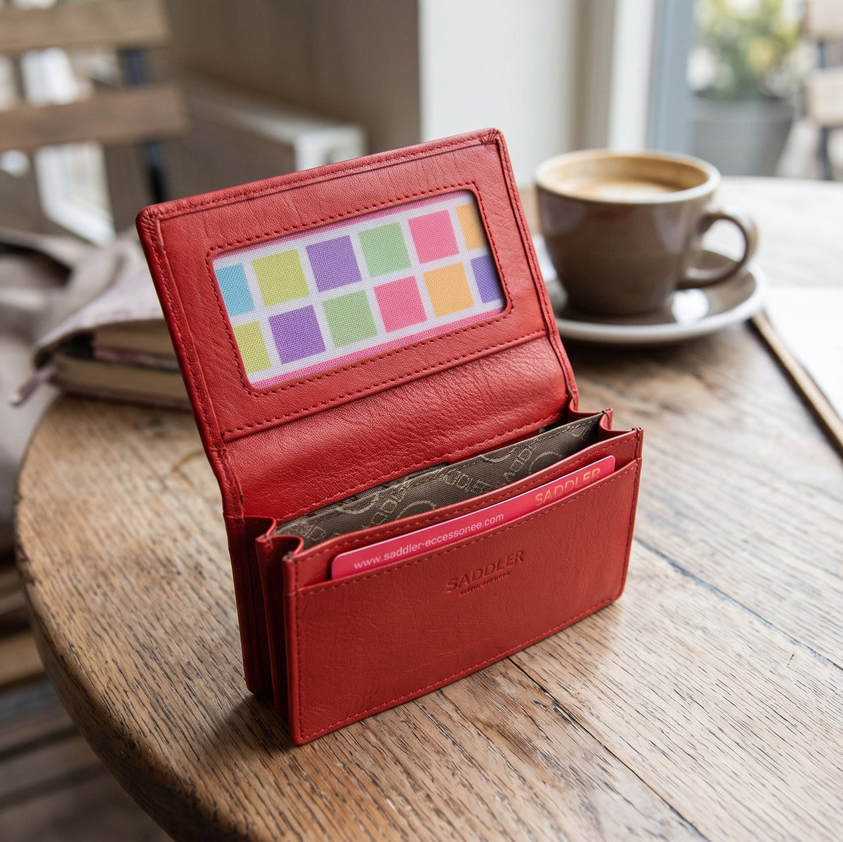SADDLER JESSICA Leather Credit Card Holder