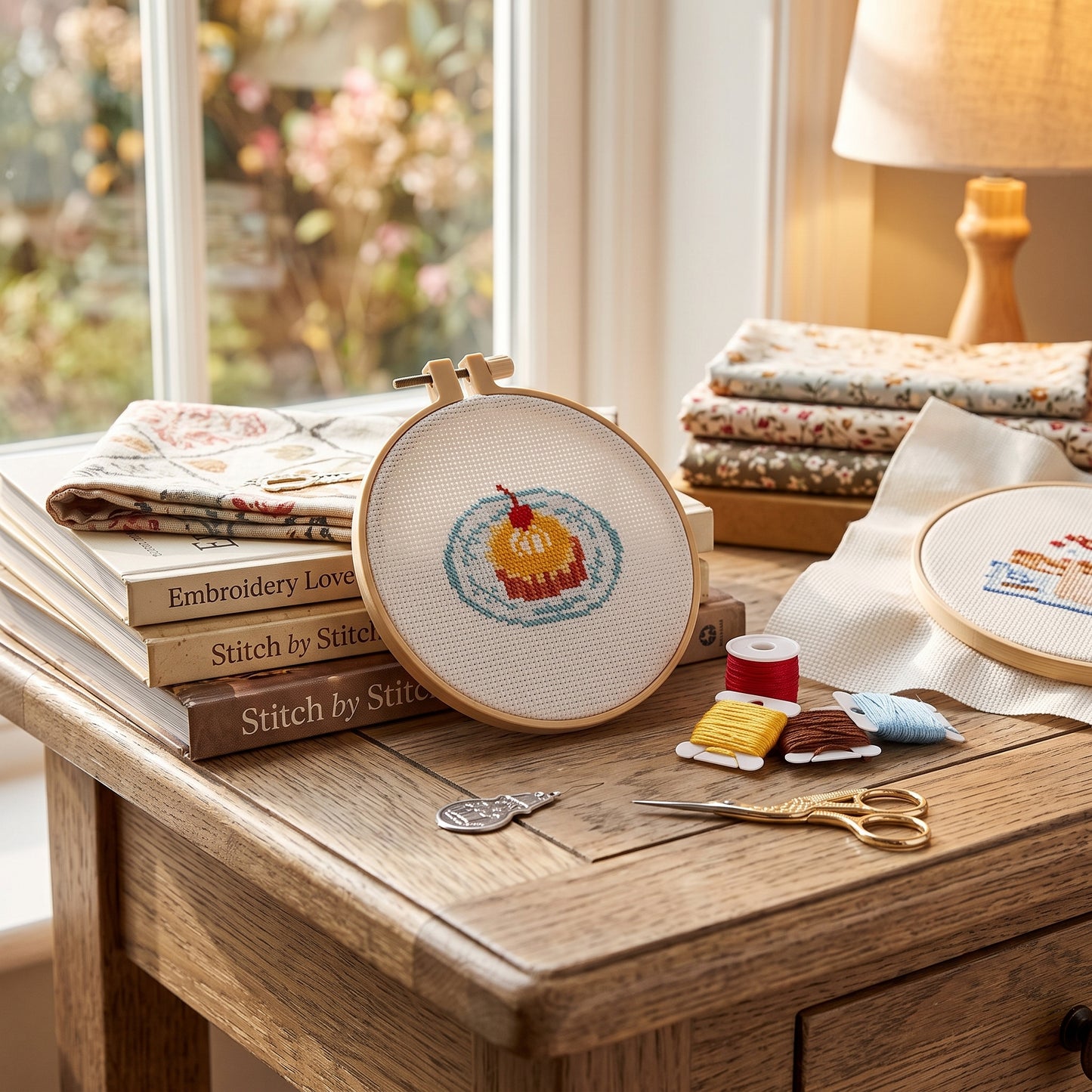 Apples To Pears Cross Stitch Craft Kit - Patisserie