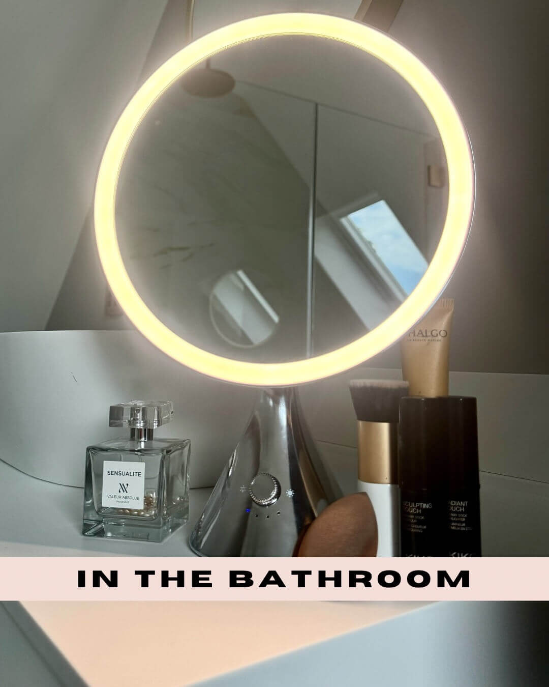 LumiGlam Pro Cosmetic Vanity Mirror in Chrome