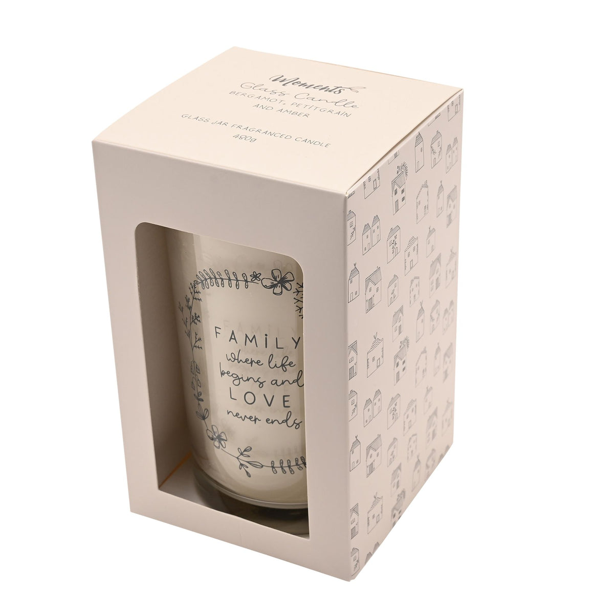 Moments Tall Candle 480g - Family