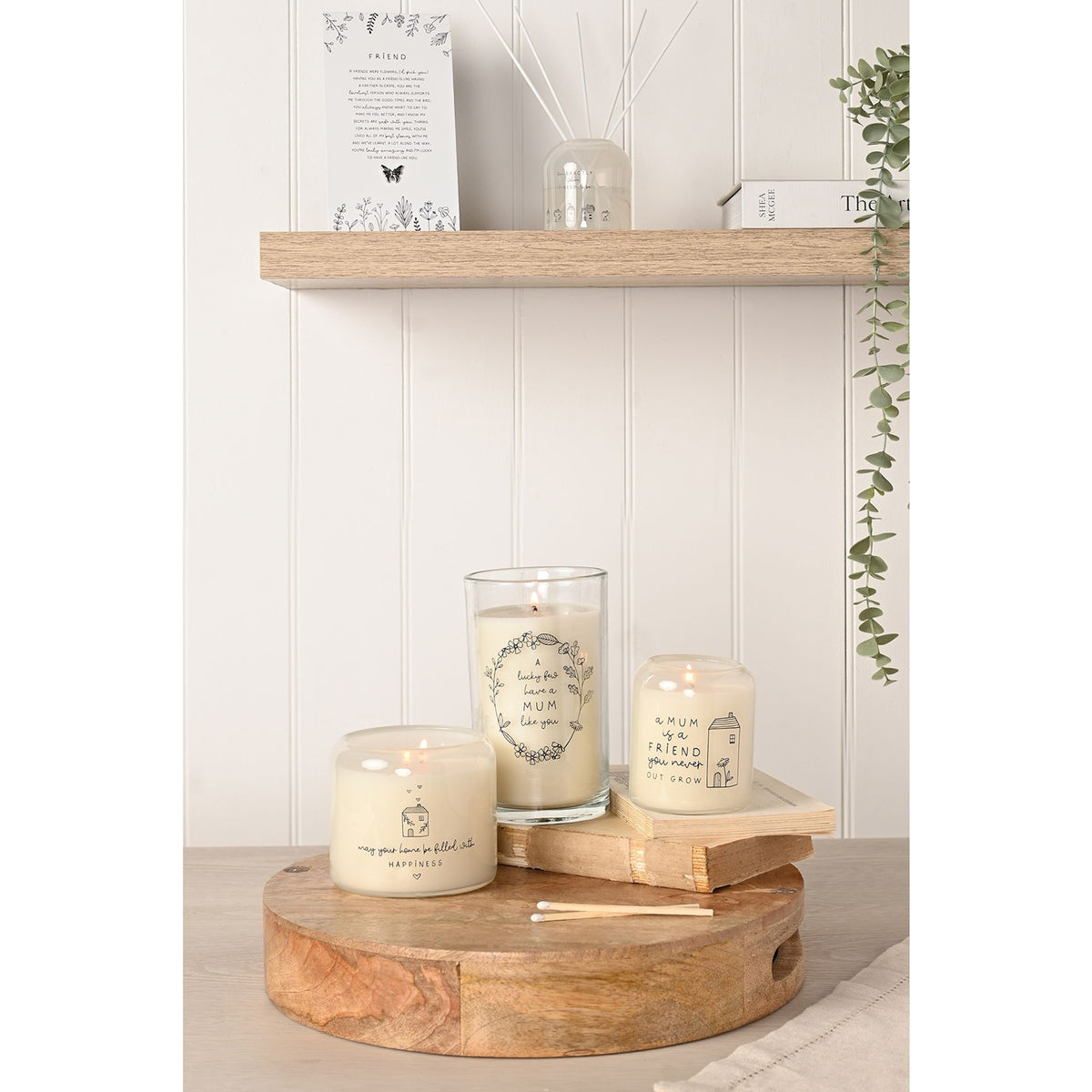 Moments Double Wick Candle 390g - Happy Home