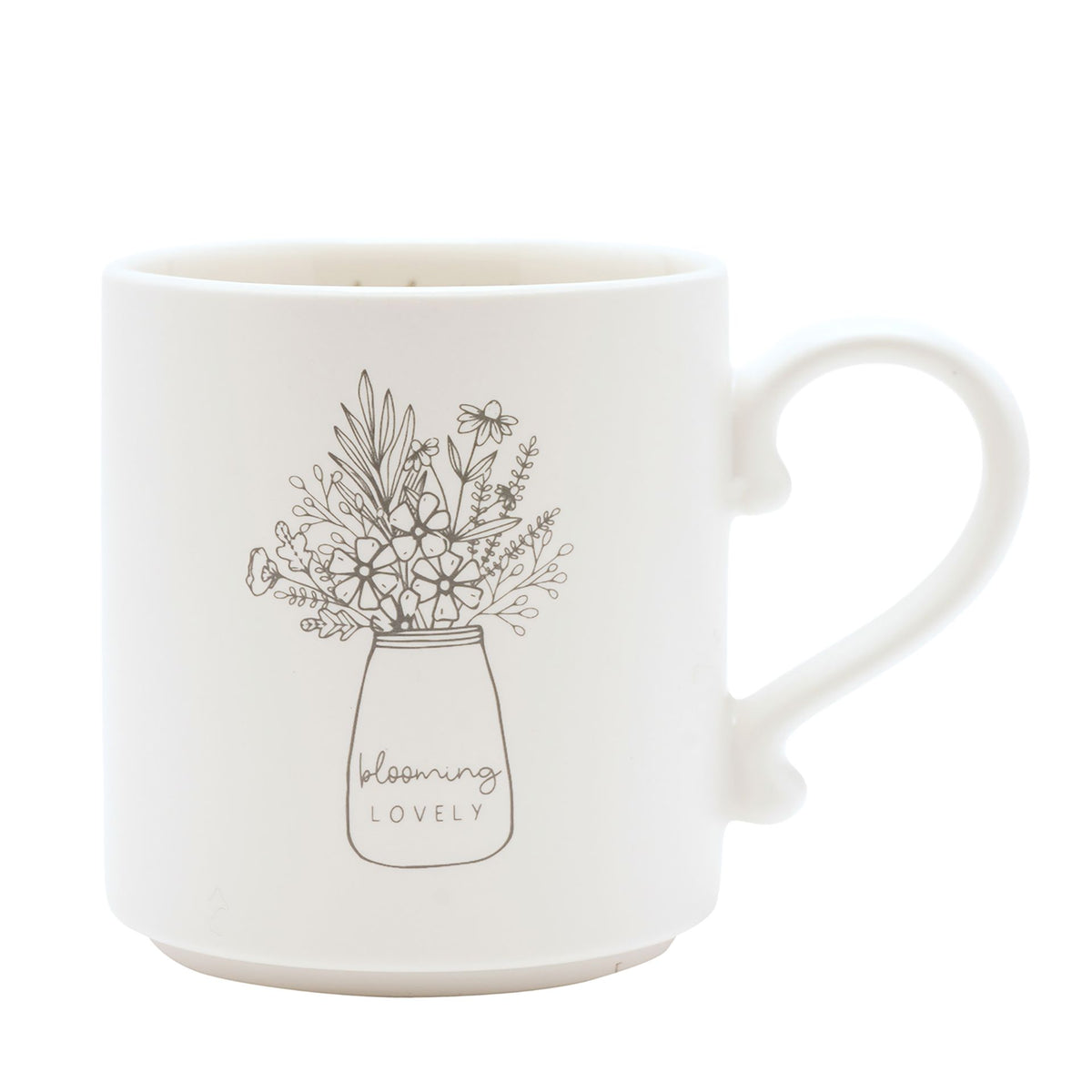 Moments Mug With Inside Words - Blooming Lovely
