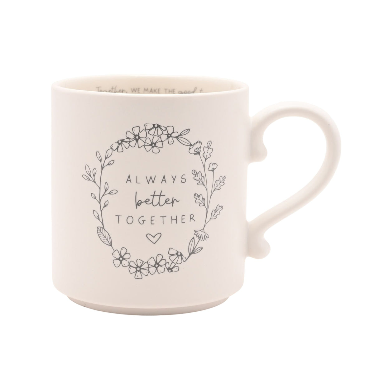 Moments Mug With Inside Words - Always Better Together