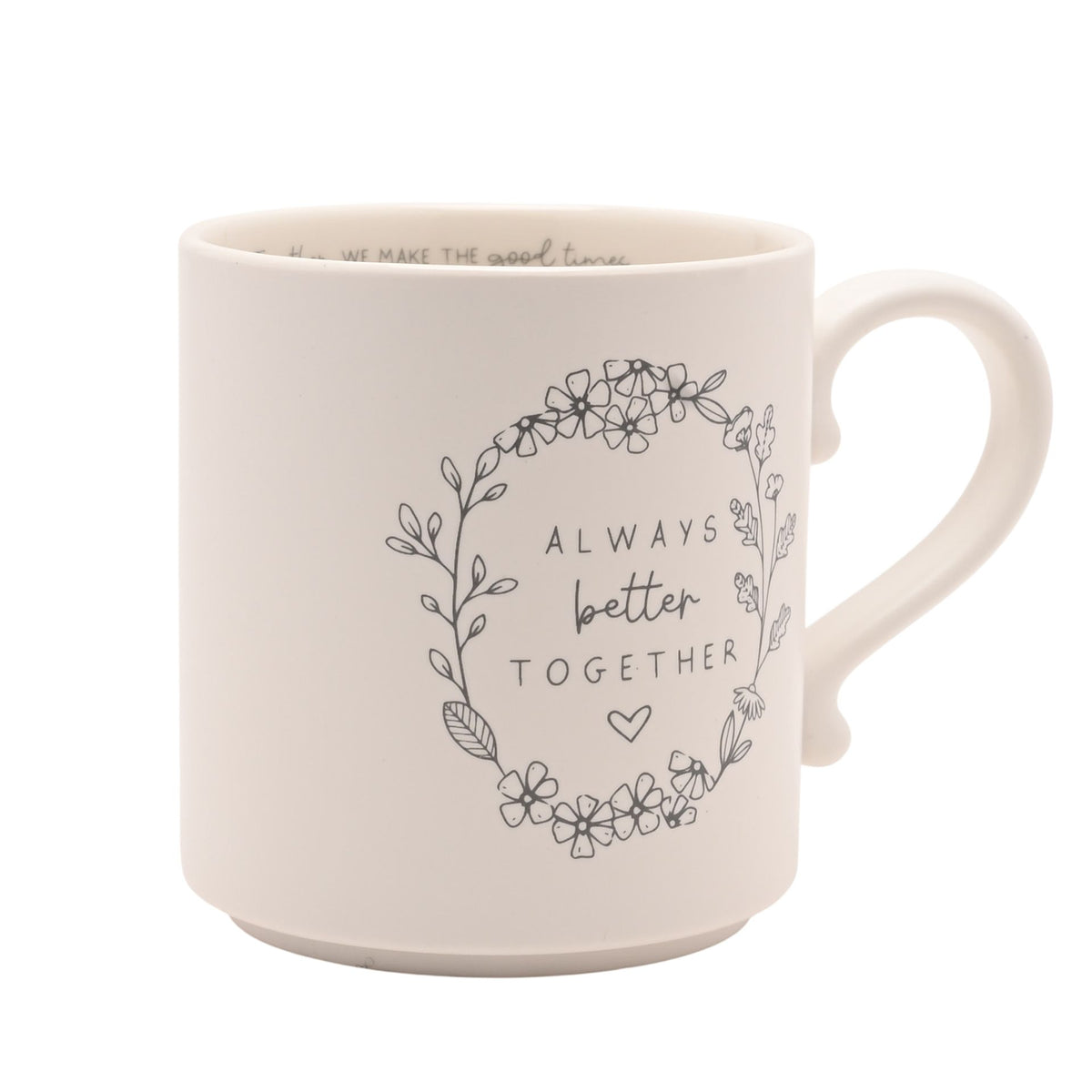 Moments Mug With Inside Words - Always Better Together
