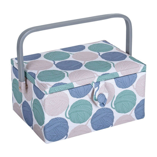 Sewing Box (M): Yarn Balls: Item size: (d/w/h) 18.5 x 25.5 x 14.5cm.
